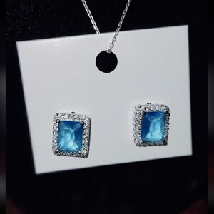 New natural topaz earrings